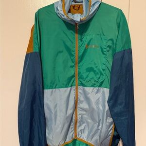 Cotopaxi Teal and Blue Windbreaker